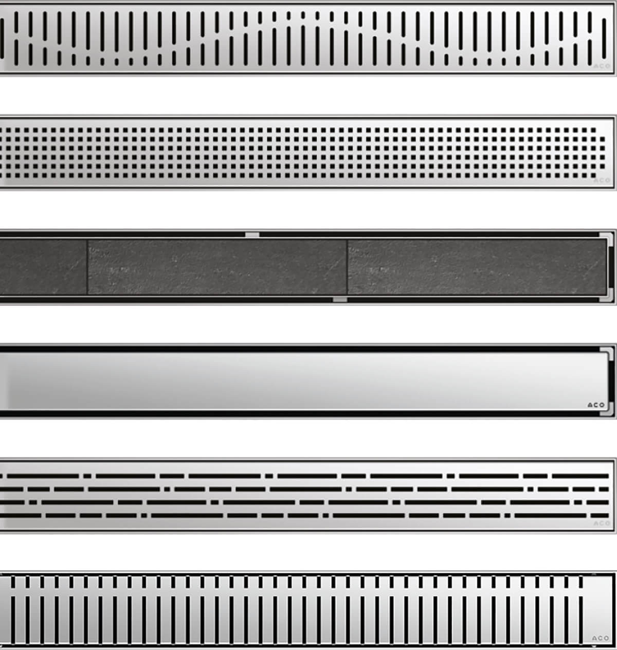 Selecție de grătare compatibile cu ACO ShowerDrain C
